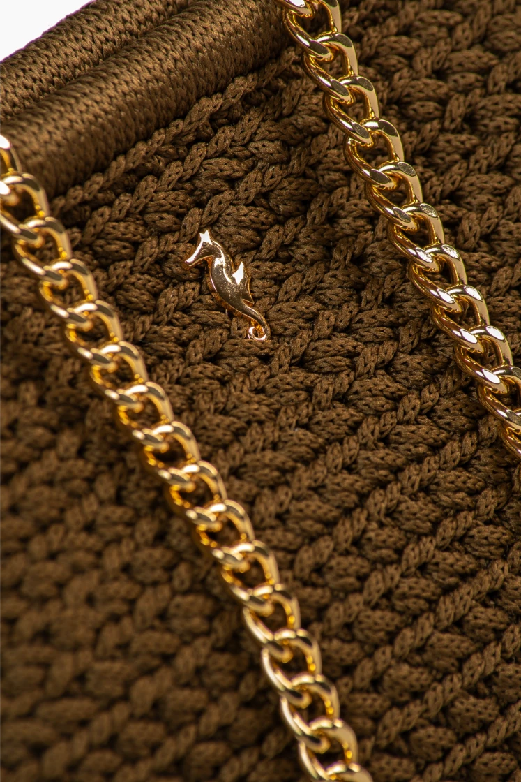 BRONZE BROWN CLUTCH