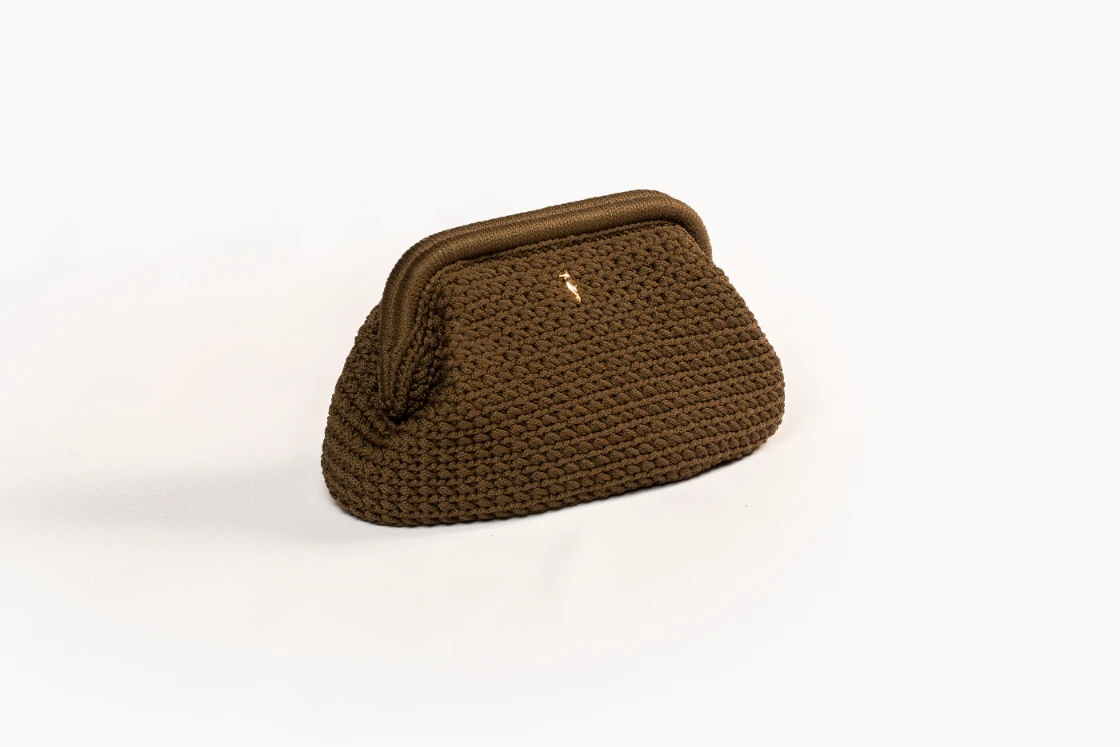 BRONZE BROWN CLUTCH
