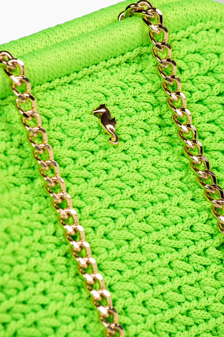 NEON GREEN CLUTCH