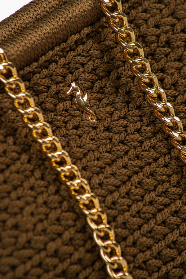 BRONZE BROWN CLUTCH