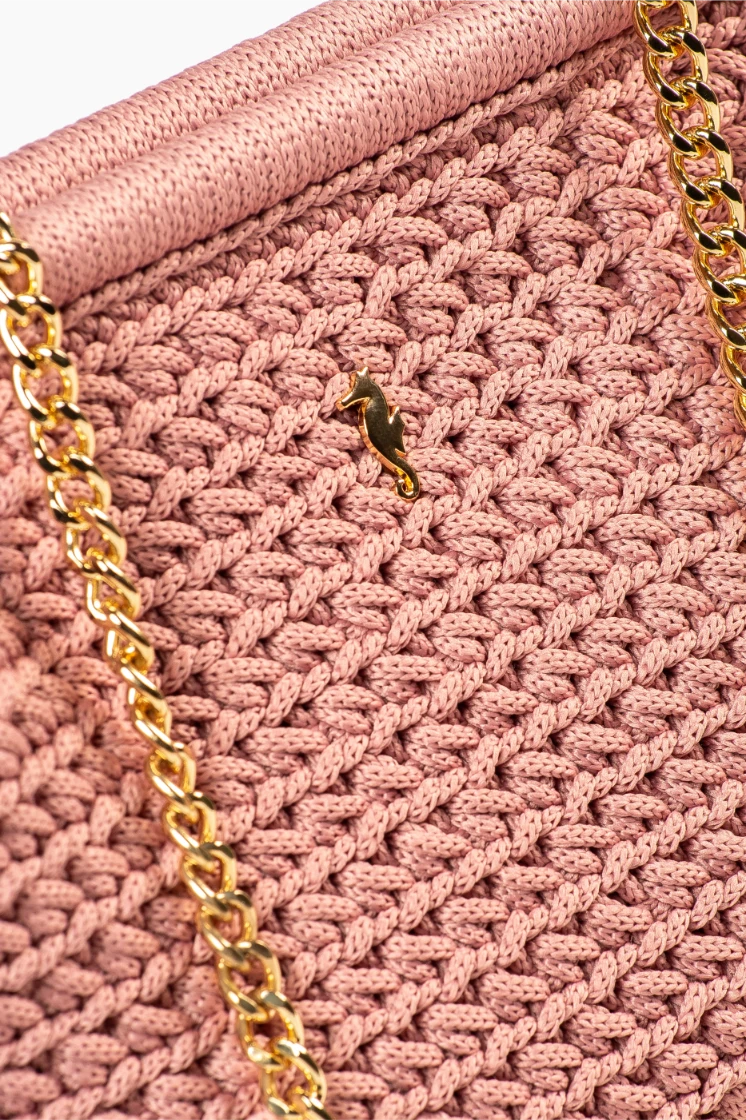 MUTED CLAY PINK CLUTCH